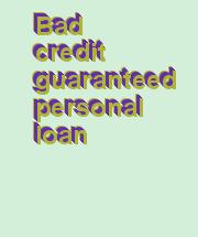 Personal loans with guaranteed instant approval